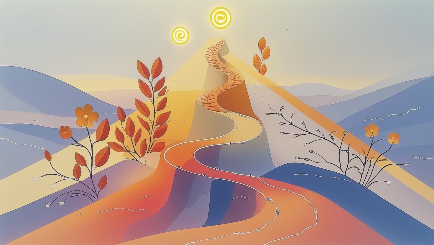 Woman on a personal growth journey